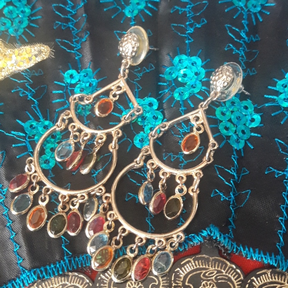 💛Bohemian Gemstone Dangles